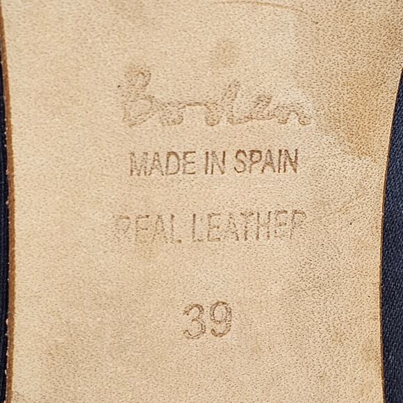 Boden Cordelia Navy Blue Peep Toe Double Strap High Heel Pumps Size EU 39| US 8 - Picture 11 of 16